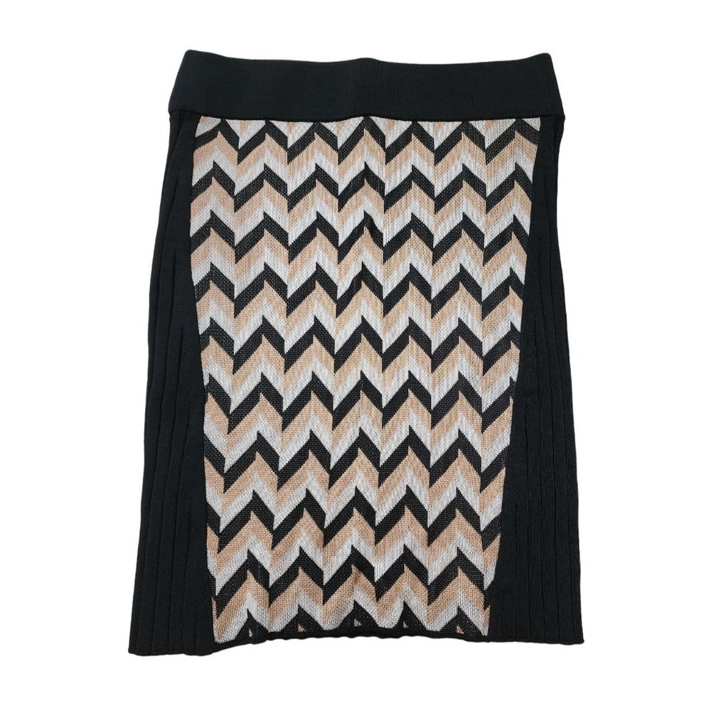 Rag & Bone NWT Brown Skirt XS Elaine Chevron Ribbed New Extra Small